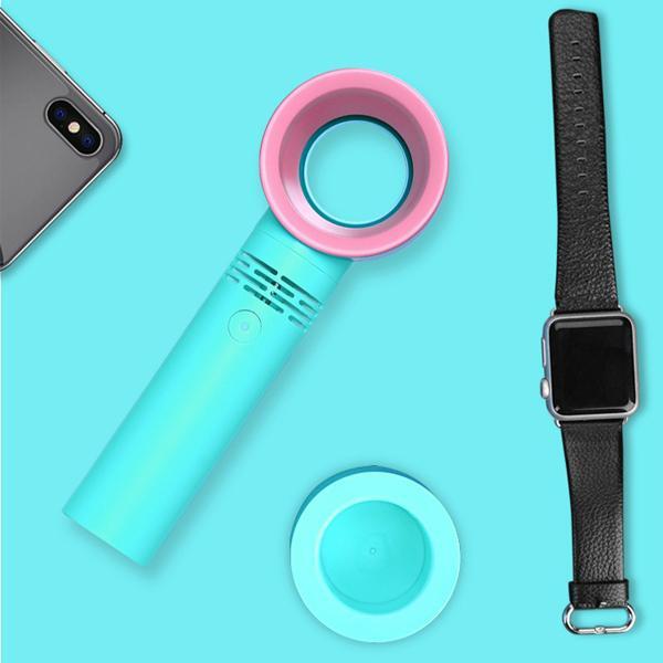 Color: MINT - Whirlwind Cool Blade-Less Mini Fan - American Smart