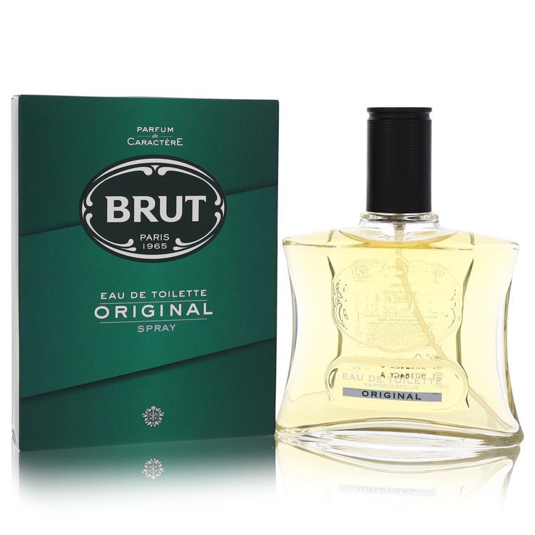 Brut by Faberge Eau De Toilette Spray (Original Glass Bottle) 3.4 oz (Men) - American Smart