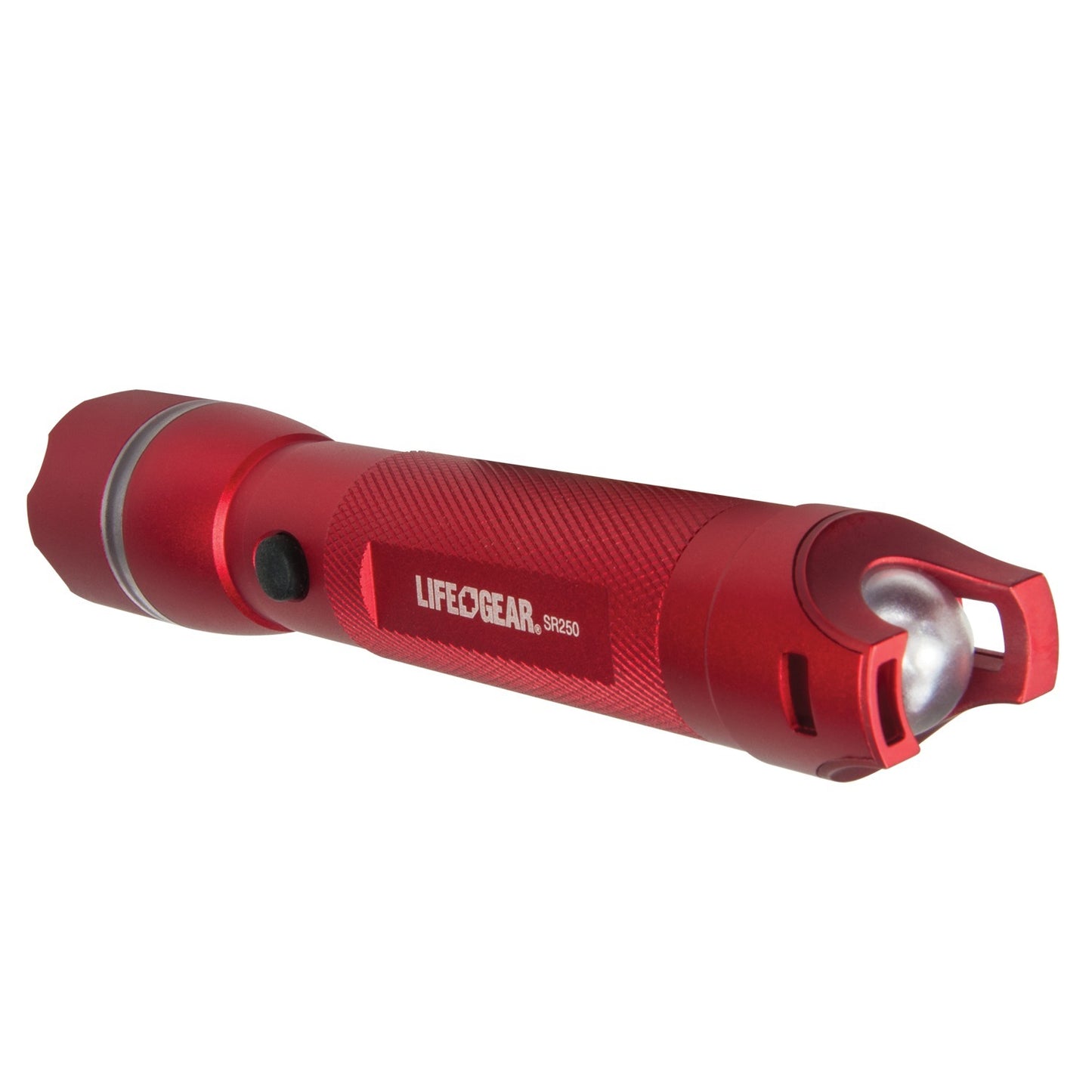 Life+Gear AA35-60538-RED 300-Lumen search light with emergency signaling and adjustable headlamp design by American Smart WB.