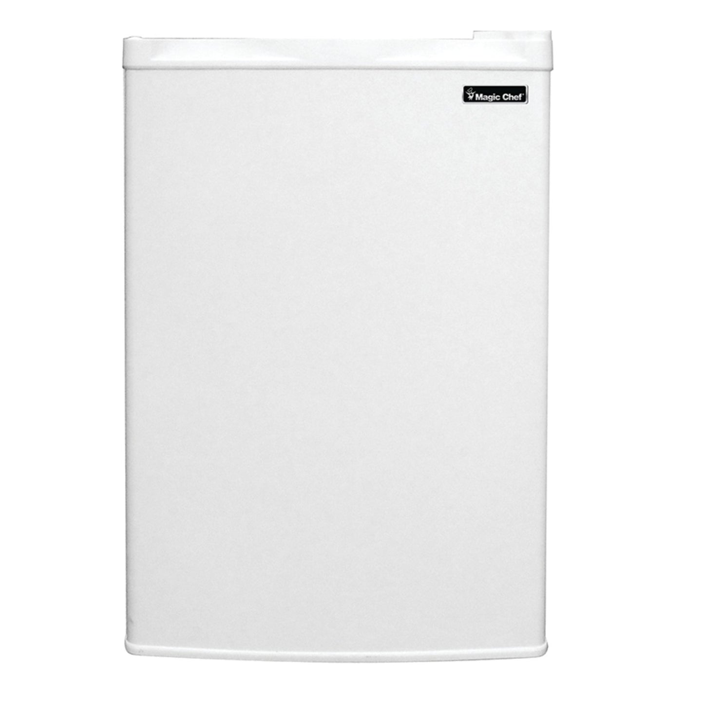 American Smart Magic Chef 3 Cu ft upright freezer with white finish, compact design, and adjustable shelves.