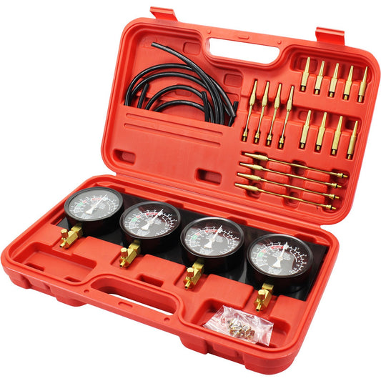 American Smart fuel vacuum carburetor synchronizer tool kit with gauge and rubber hoses for precise carb sync in fuel systems.