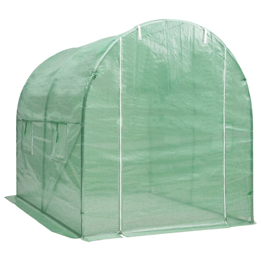American Smart greenhouse, 43.1 ft gardening structure with 6.6'x6.6'x6.6' dimensions, shown in a well-lit outdoor setting.