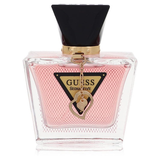 Guess Seductive I'm Yours Eau De Toilette spray for women, 1.7 oz, tester bottle, featuring floral and fruity fragrance notes.