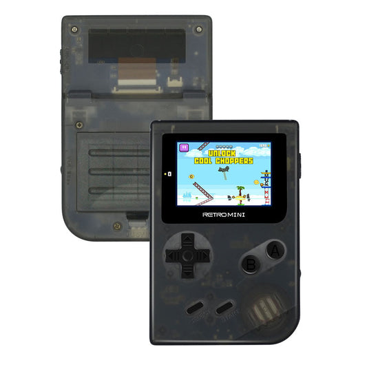 Mini handheld game console NES by American Smart WB with built-in classic games, portable design, and colorful controls.