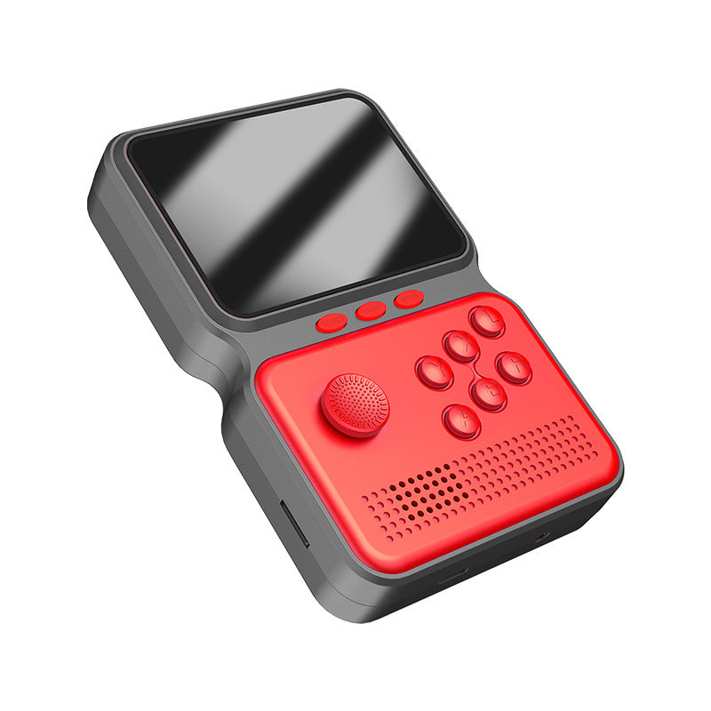 American Smart WB Palm Swing Rocker children's handheld game console with colorful buttons and screen for kids' gaming fun.