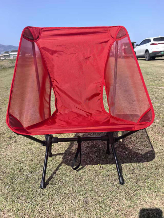 Color: Red Mufeng 560g - Ultra-lightweight Hiking And Trekking Stool - American Smart