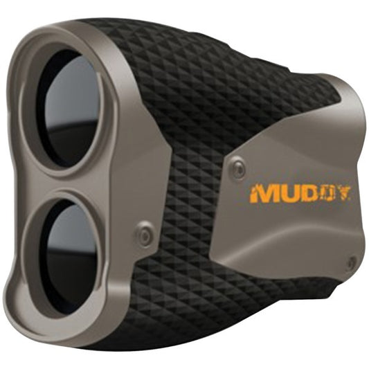 American Smart MUD-LR450 450 Laser Range Finder for hunting, showing device with digital display and ergonomic design