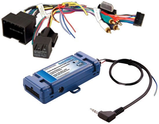 American Smart WB PAC Radio Replacement Interface for 2010-2017 GM vehicles with built-in SWR and 29-Bit LAN v2, installation access image.