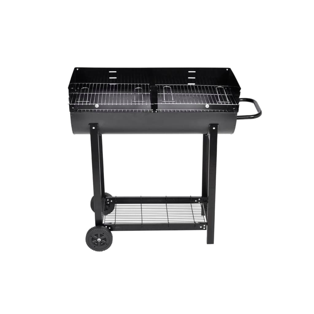 American Smart WB BBQ BarelHalf kitchen appliance, featuring a large half-barel design for outdoor grilling and cooking.