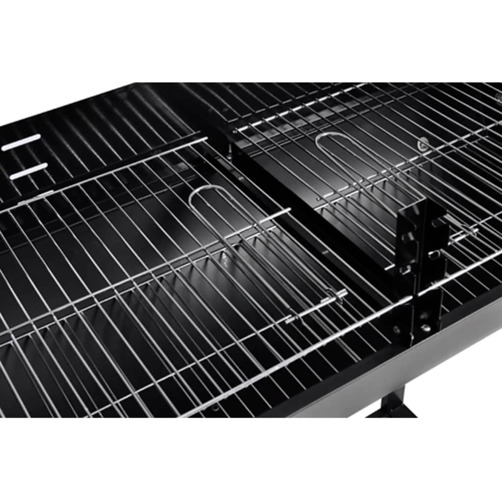 American Smart WB BBQ Barrel Half kitchen appliance, showing the steel exterior and functional design for outdoor cooking.