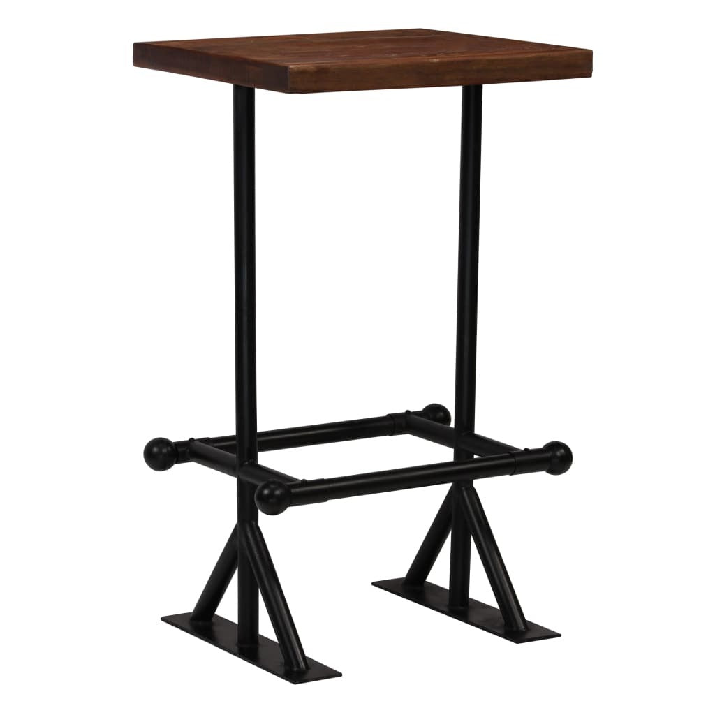 3-piece solid reclaimed wood bar set from American Smart WB, featuring a table and matching stools for kitchen and dining.