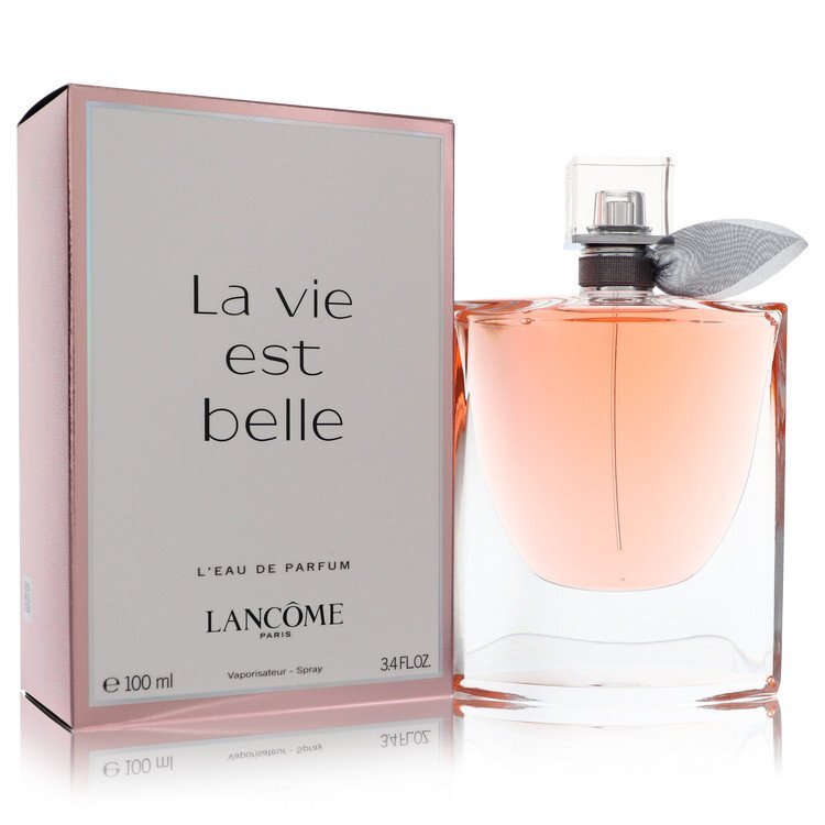 Lancome La Vie Est Belle Eau De Parfum spray for women, 3.4 oz bottle with elegant packaging.