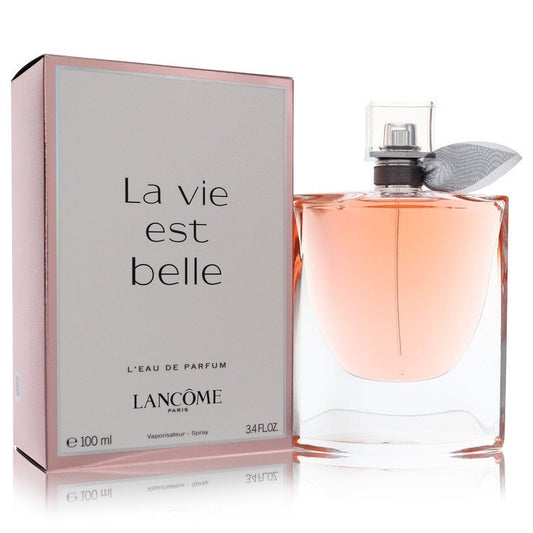 Lancome La Vie Est Belle Eau De Parfum spray for women, 3.4 oz bottle with elegant packaging.
