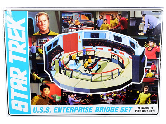 Skill 2 Model Kit U.S.S. Enterprise Command Bridge Set "Star Trek" (1966-1969) TV Show 1/32 Scale Model by AMT - American Smart