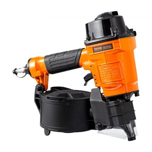 Coil Siding Nailer MCN55, 1 inch to 2-1/4 inch 15 Degree Pneumatic Siding Nail Gun, 70-120PSI Air Coil Nailer for Siding, Pallet Sheathing, Fencing, Decking - American Smart
