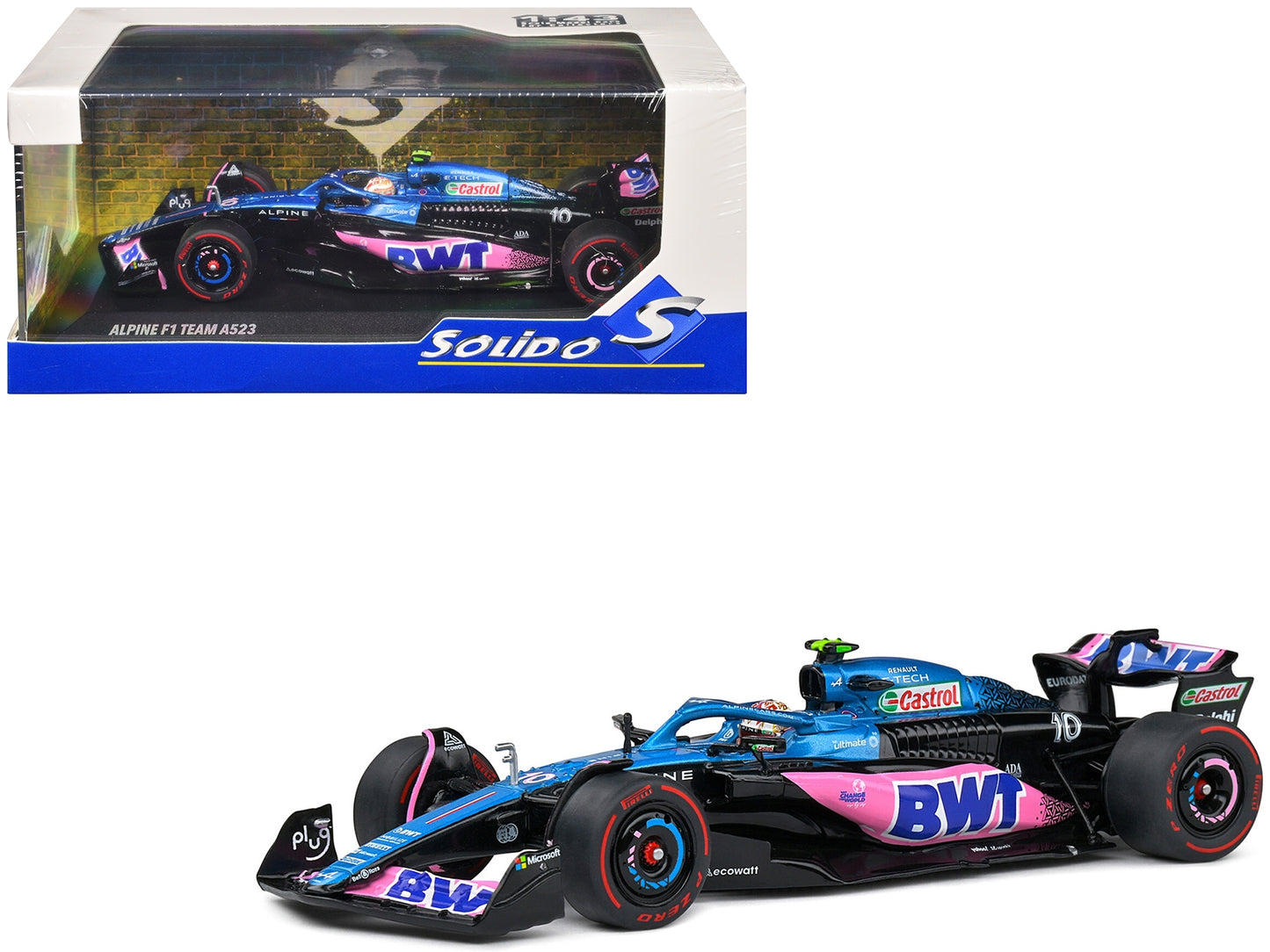 Alpine A523 #10 Pierre Gasly "BWT" 3rd Place Formula One F1 "Dutch GP" (2023) 1/43 Diecast Model Car by Solido - American Smart
