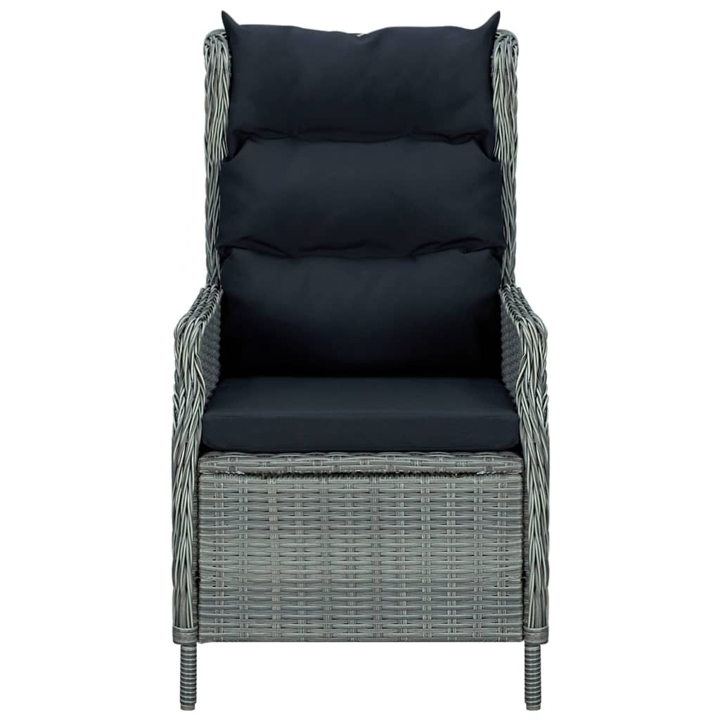 Light gray 3-piece patio dining set from American Smart WB, includes table and two chairs for outdoor dining comfort.