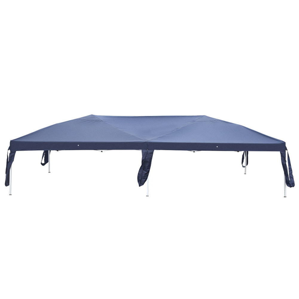 Blue US Outdoor Folding Tent by American Smart, adjustable height camping sun shelter with waterproof design and 3x6m size.