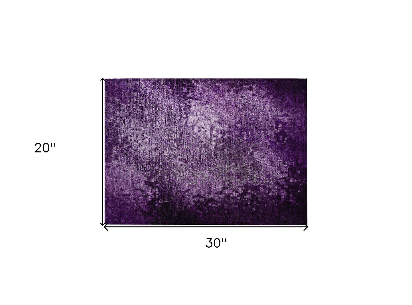 American Smart 2x3 purple washable non-skid outdoor area rug, perfect for indoor and outdoor use on patios and decks.