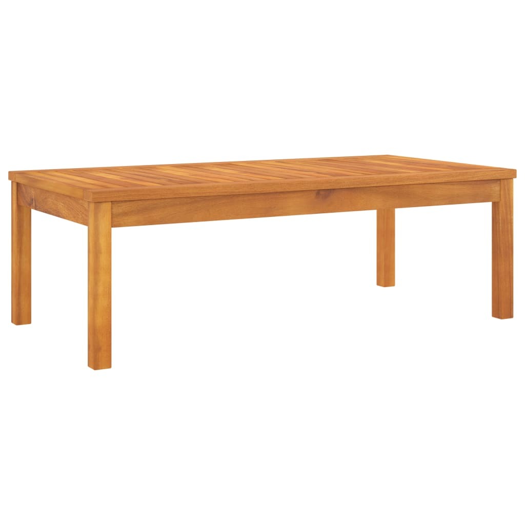 Coffee Table 39.4"x19.7"x13" Solid Acacia Wood - American Smart