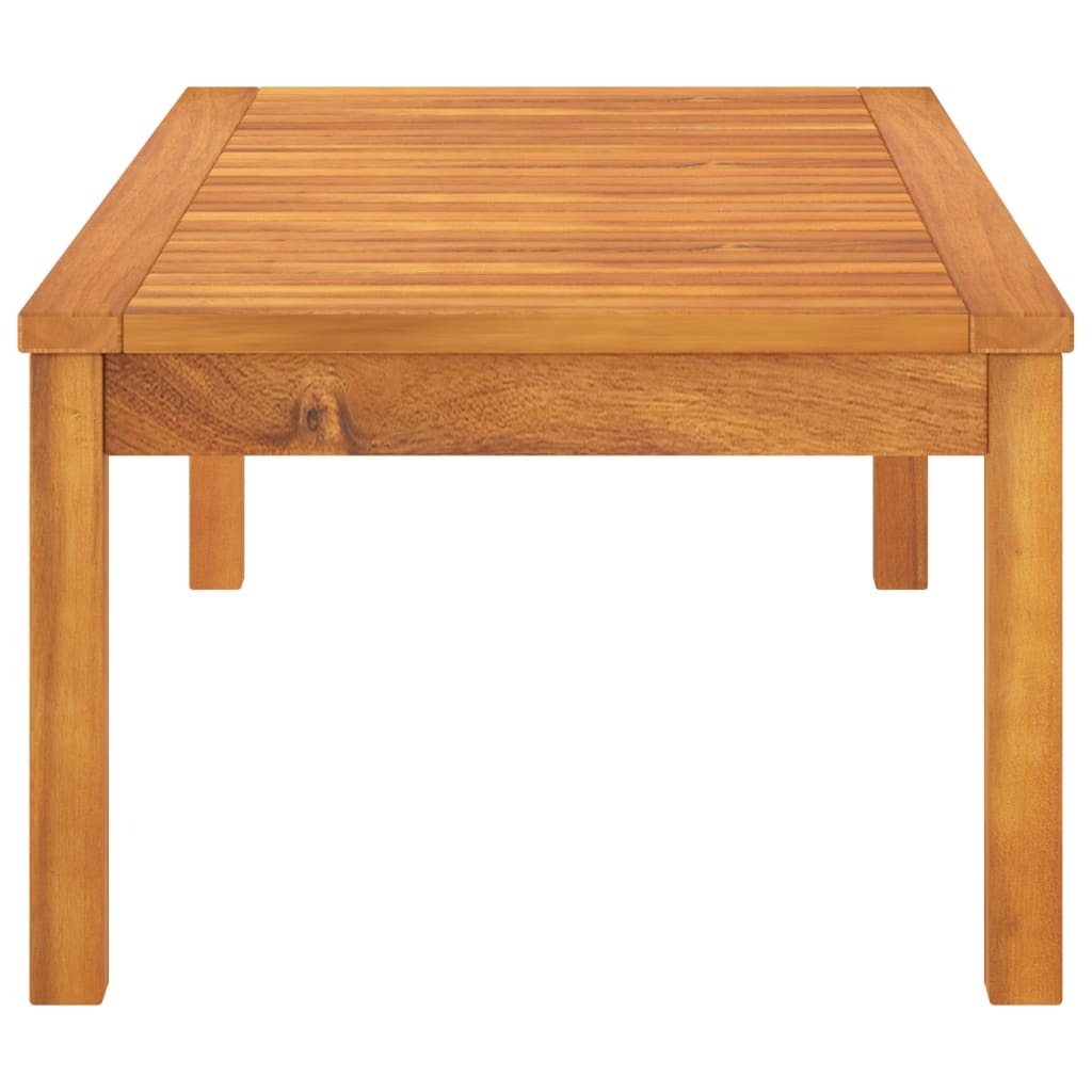 Coffee Table 39.4"x19.7"x13" Solid Acacia Wood - American Smart