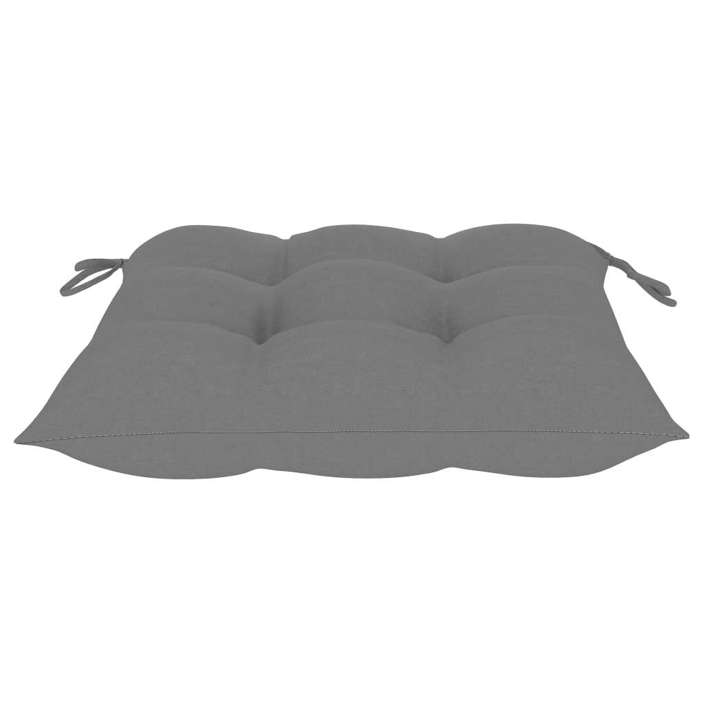 Pair of American Smart outdoor patio chairs with cushions, made of solid acacia wood for outdoor seating and relaxation.