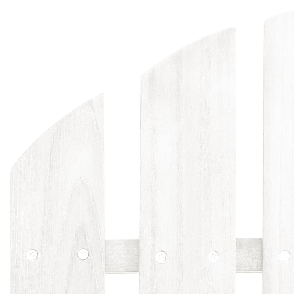 White wooden outdoor rocking chair from American Smart, designed for patio seating with a classic, comfortable rocking design.