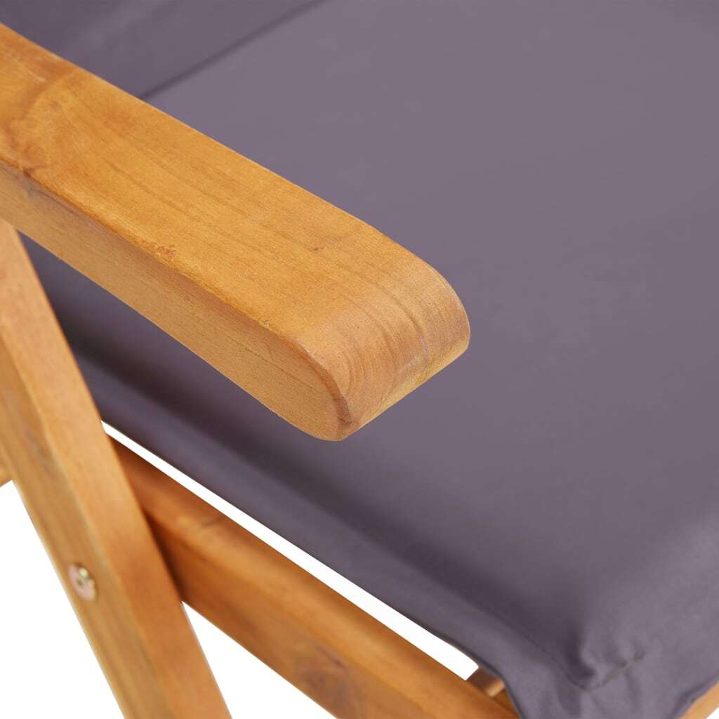 Two brown solid acacia wood reclining patio chairs for outdoor seating, featuring adjustable backrests and armrests.