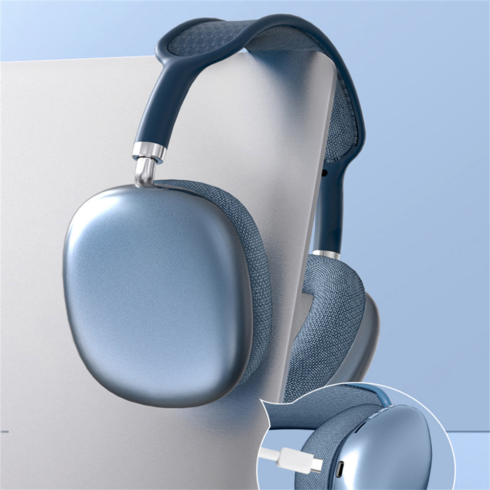 Blue American Smart P9 TWS wireless over-ear headset with microphone, Bluetooth 5.3, stereo sound, noise canceling, gaming headphones