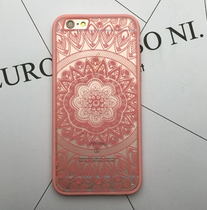 Vintage lace flower patterned phone case for iPhone by American Smart - WB, compatible with Apple devices, featuring intricate lace design.