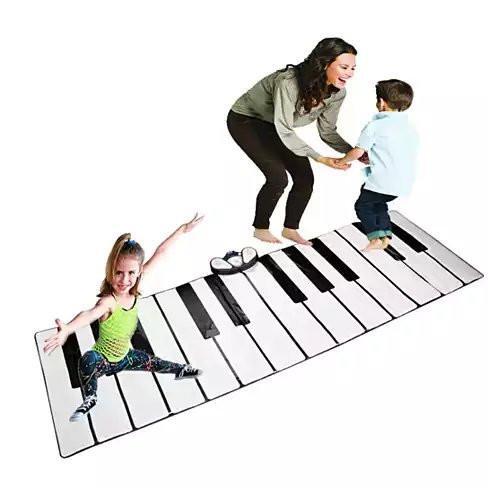 American Smart MY 1st GIANT PIANO touch mat for kids, featuring colorful keys for singing and dancing play.