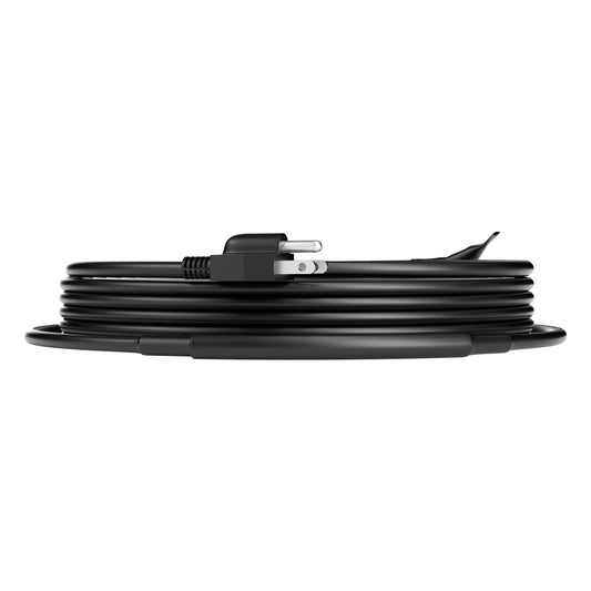 American Smart self-regulating pipe heating cable, 80ft, 5W/ft, for pipe freeze protection, roof snow melting, and de-icing.