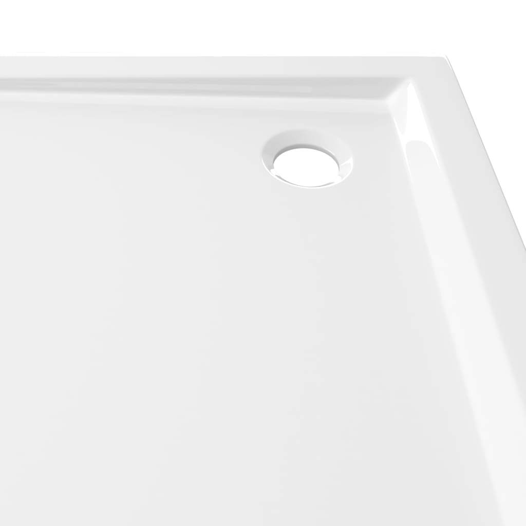 Square white ABS shower base tray from American Smart, 31.5"x31.5", suitable for plumbing and bathroom renovation projects.