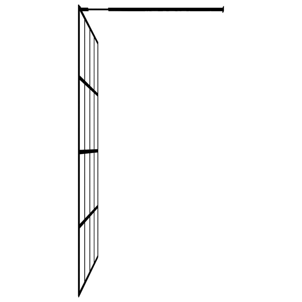 American Smart walk-in shower screen with clear tempered glass, 55.1"x76.8" plumbing fixture hardware and parts