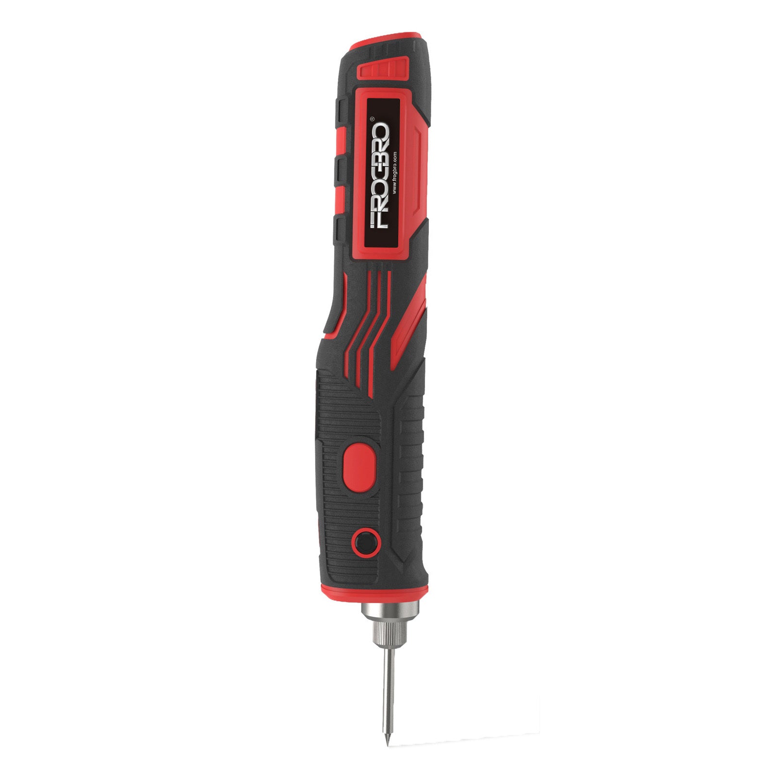 American Smart WB 1800mAh wireless rechargeable soldering iron, portable electronic repair tool shown in use outdoors.
