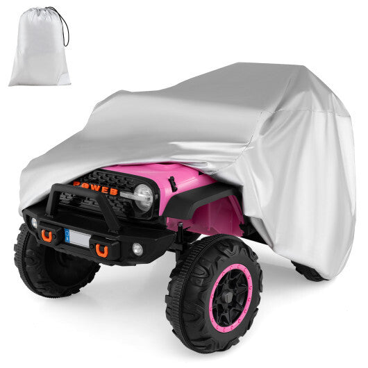 American Smart WB Kids Car Cover for Power Ride-On Toy Car with storage bag, protects ride-on toy from dust and weather.
