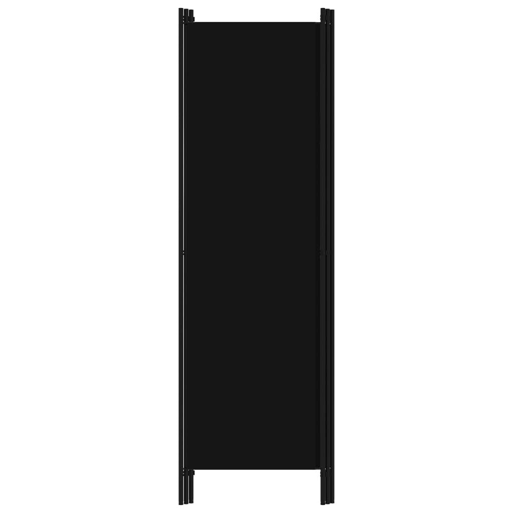 Black 3-panel room divider by American Smart, measuring 59.1x70.9 inches, with foldable panel design for versatile space division.