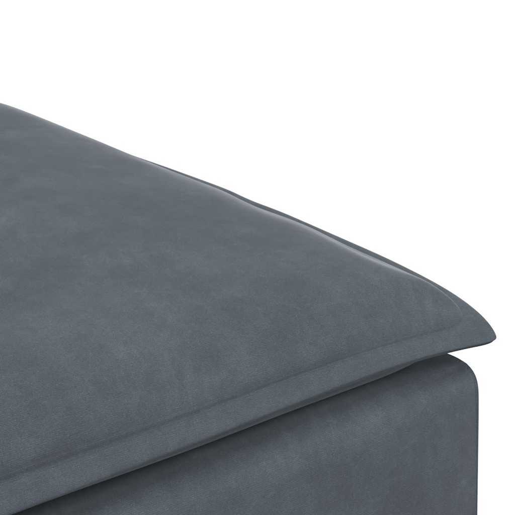 Dark gray Modular Sofa Footstool from American Smart sectional sofa units, measuring 39.4x39.4x18.9 inches, close-up view