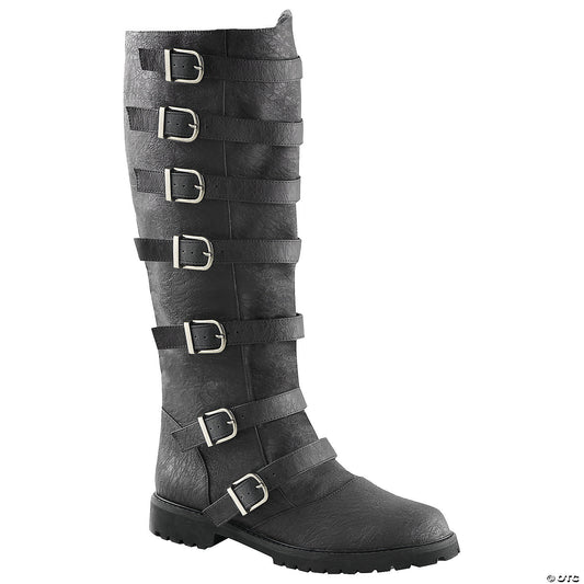 Distressed boots-black sz 8-9 - American Smart