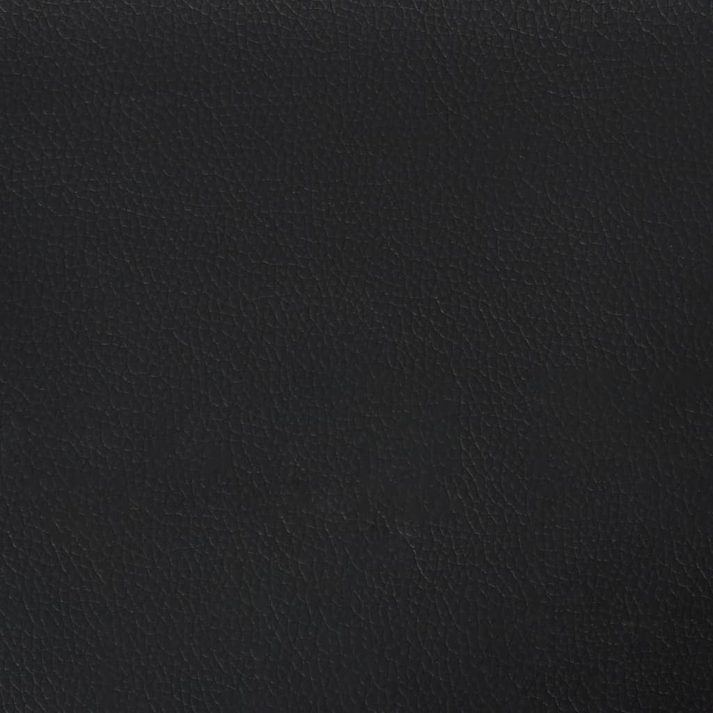 Black 2-seater sofa from American Smart WB, 47.2-inch faux leather sofa with sleek, modern design and cushioned seating.