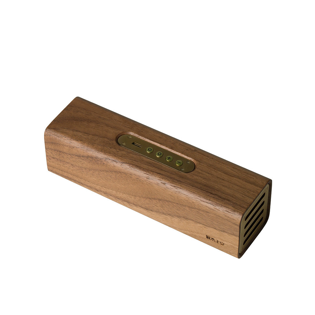 Black walnut wood wooden speaker - American Smart
