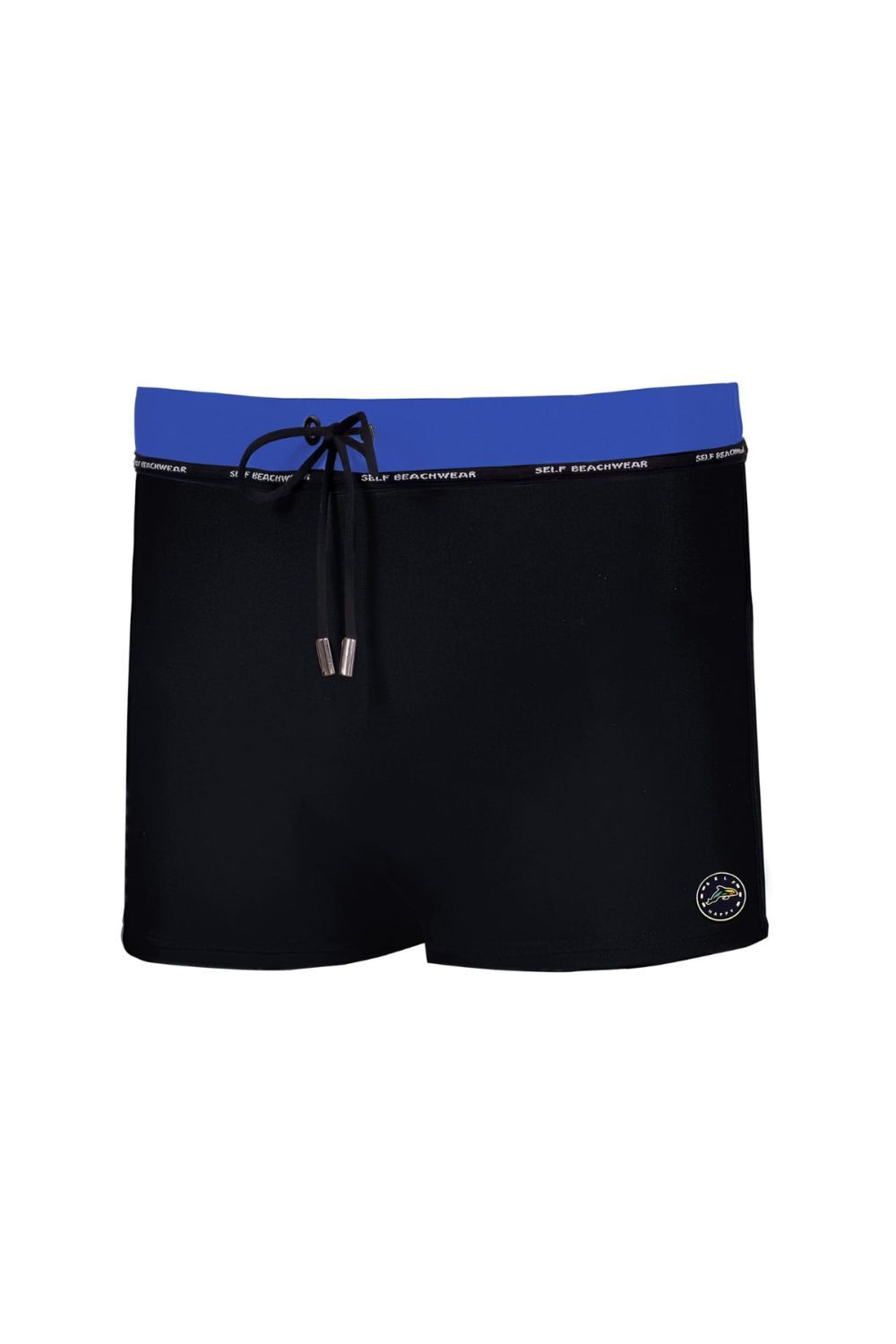 Black American Smart WB swimming trunks model 229180 Barontex, featuring a comfortable fit and stylish design for swimming.