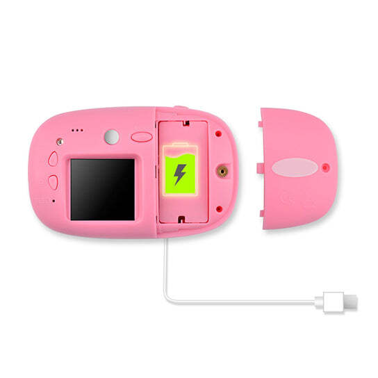 American Smart So Smart Lilliput toy camera for kids, featuring colorful plastic design and playful camera details.