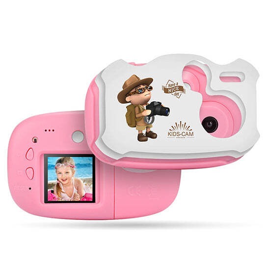 American Smart So Smart Lilliput Toy Camera, colorful plastic toy camera for children, with realistic design and bright accents.