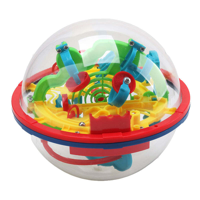 American Smart 3D Maze Ball Toy with colorful, intricate maze design, engaging for kids and young puzzle enthusiasts.