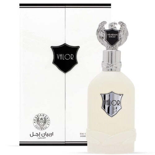 Unisex Arabian Eagle Valor Eau De Parfum bottle by American Smart WB with sleek design and bold branding.