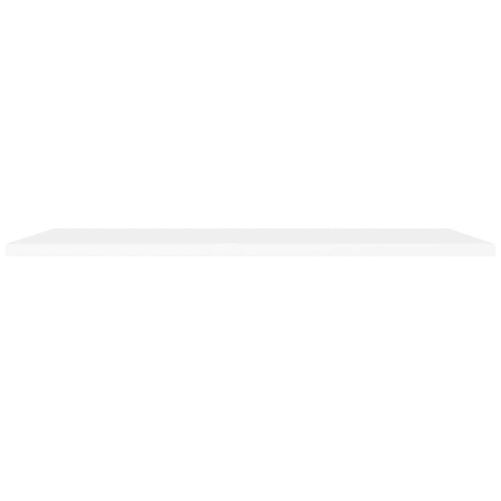 White floating wall shelf by American Smart, 47.2 inches long, 9.3 inches deep, made of MDF, ideal for home storage.