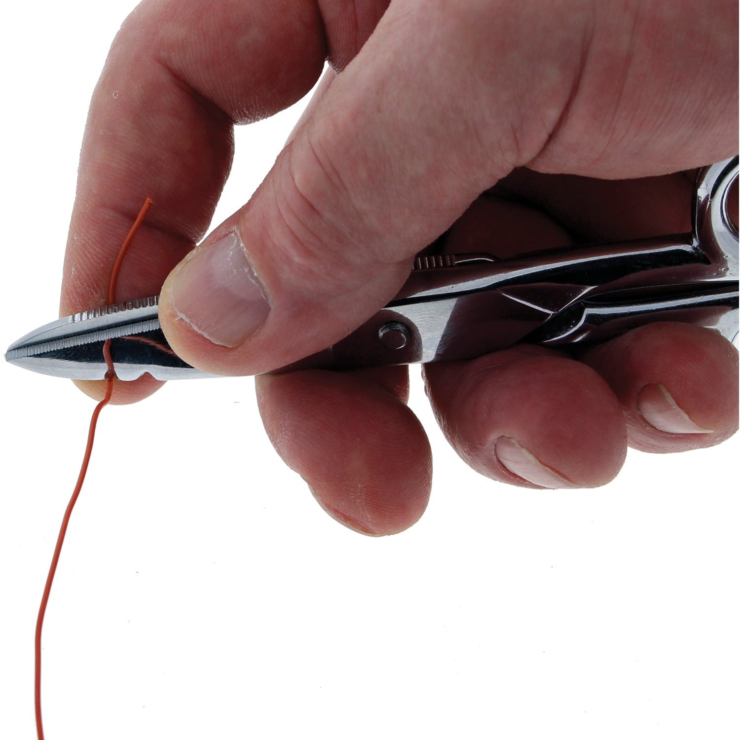 American Smart IDEAL 35-088 electrician's scissors with stripping notch for wire cutting and stripping in installation projects.