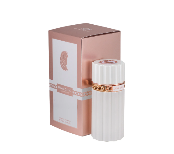 American Smart Dumont Diva Chic women's perfume bottle with elegant design, showcasing the Eau De Parfum fragrance.