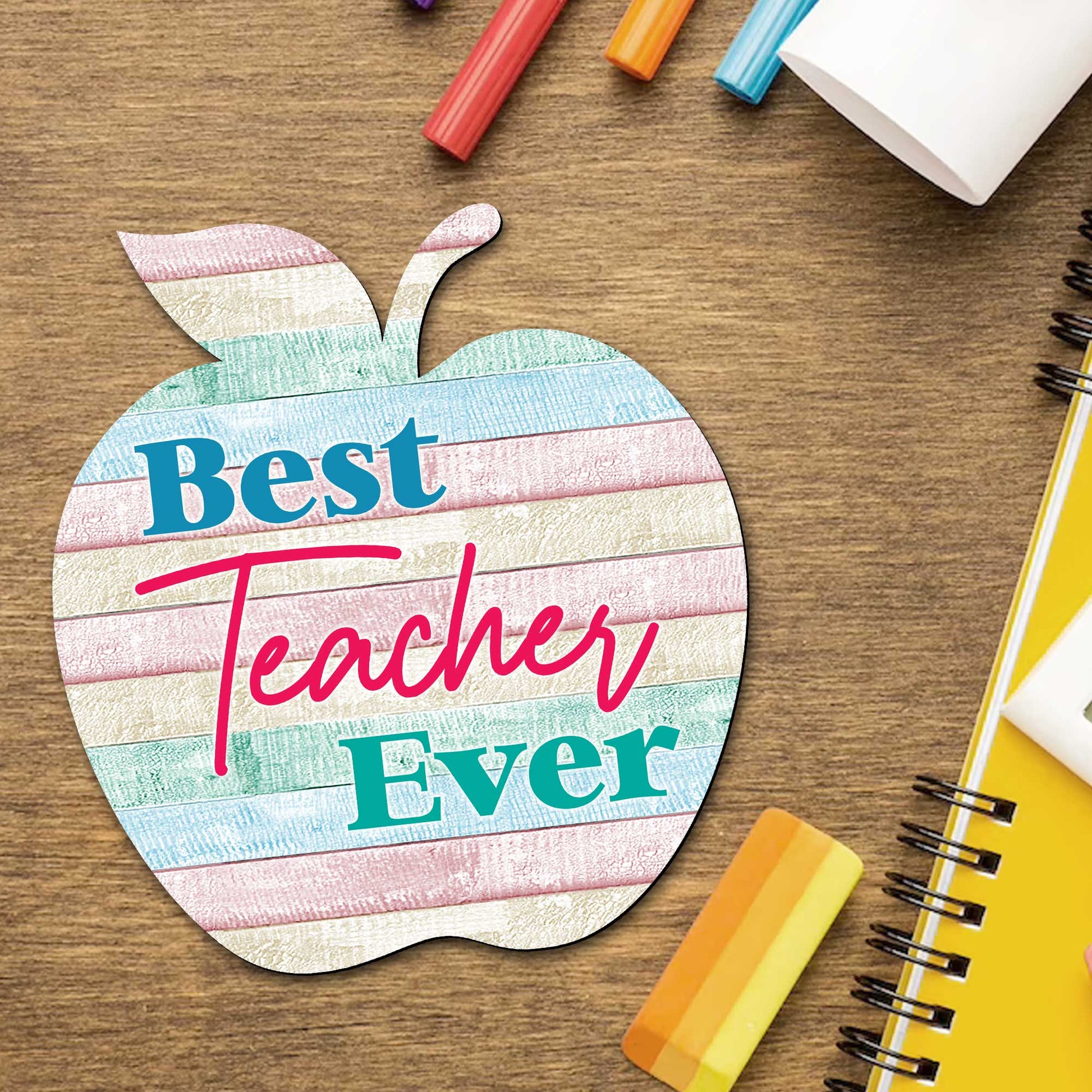 Unique gift for teacher - Back to School Gift - Teacher apple sign - End of year gift - Teacher appreciation - 8457613-1